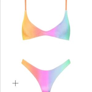 TRIANGL Maia Rainbow Bikini NWT
